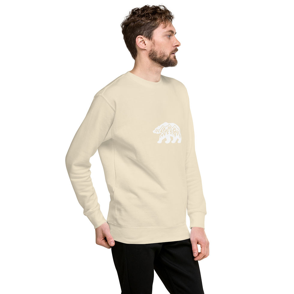 Miniature : Bone Black bear Sweatshirt