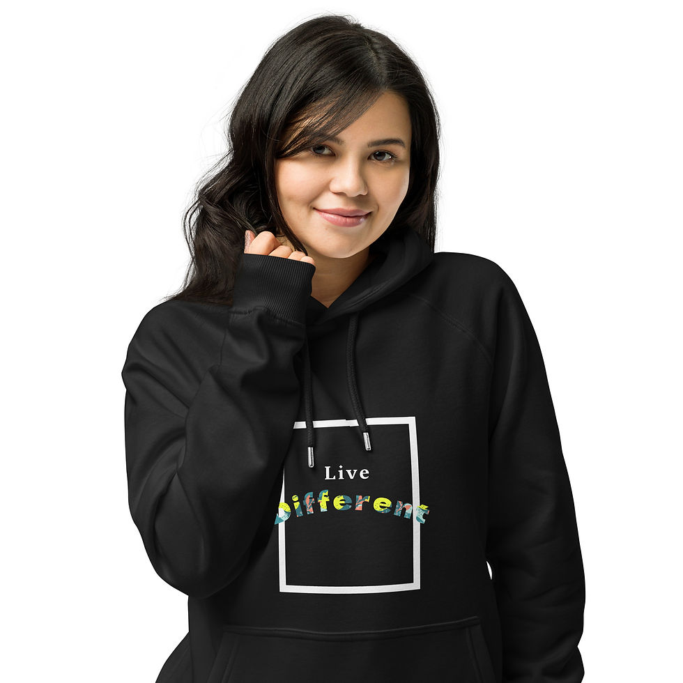 Miniature : Black eco raglan hoodie