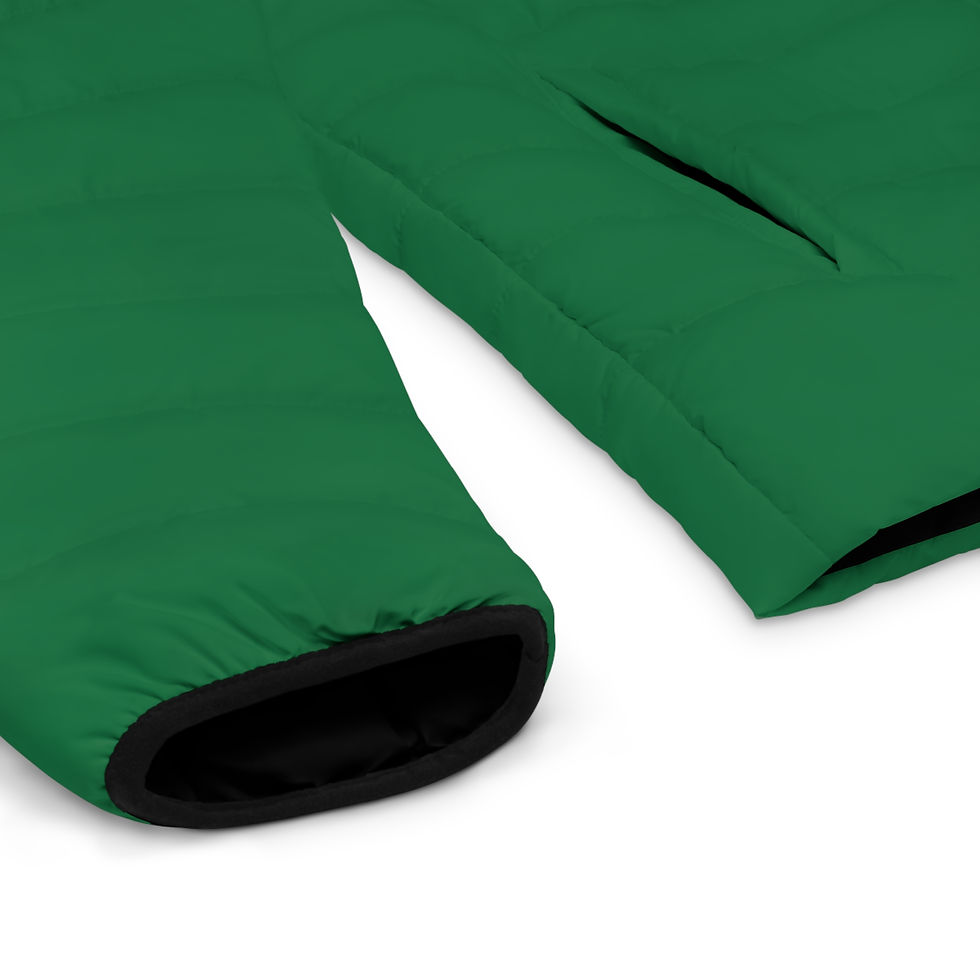 الصورة المصغرة: Men's Green Puffer Jacket 