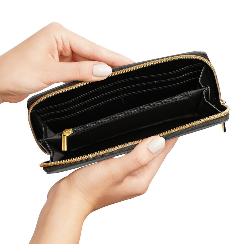 Miniature : Dark Grey Eye-C Leatherette Clutch
