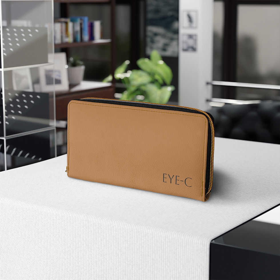 Miniatura: Light Brown Eye-C Leatherette Clutch