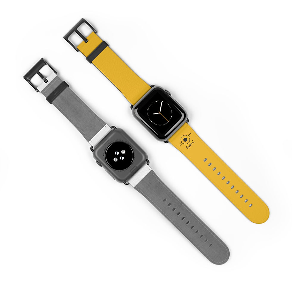 Miniature : Yellow Silicone Watch Band