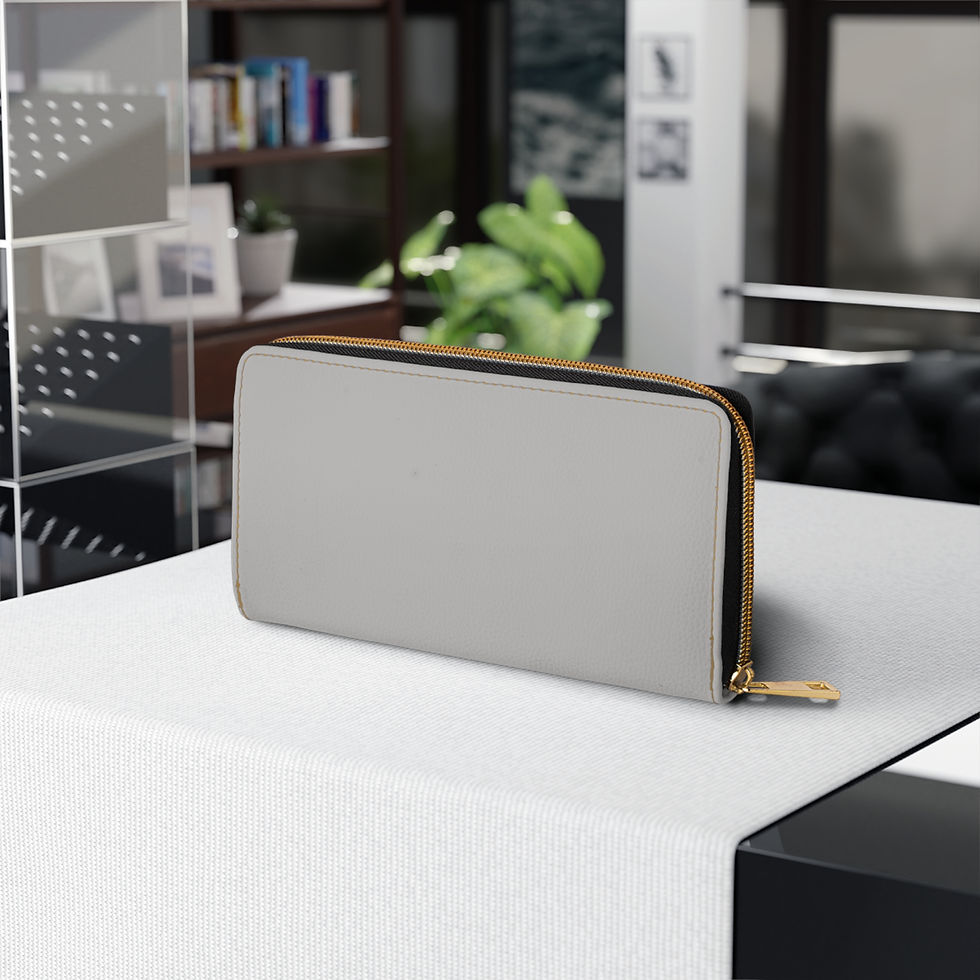 الصورة المصغرة: Grey Eye-C Leatherette Clutch