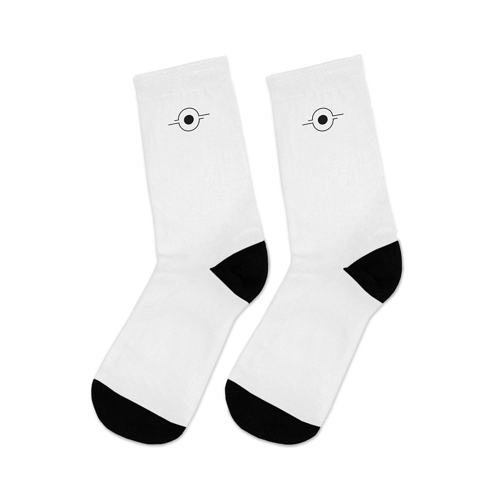 Thumbnail: White Recycled Poly Socks