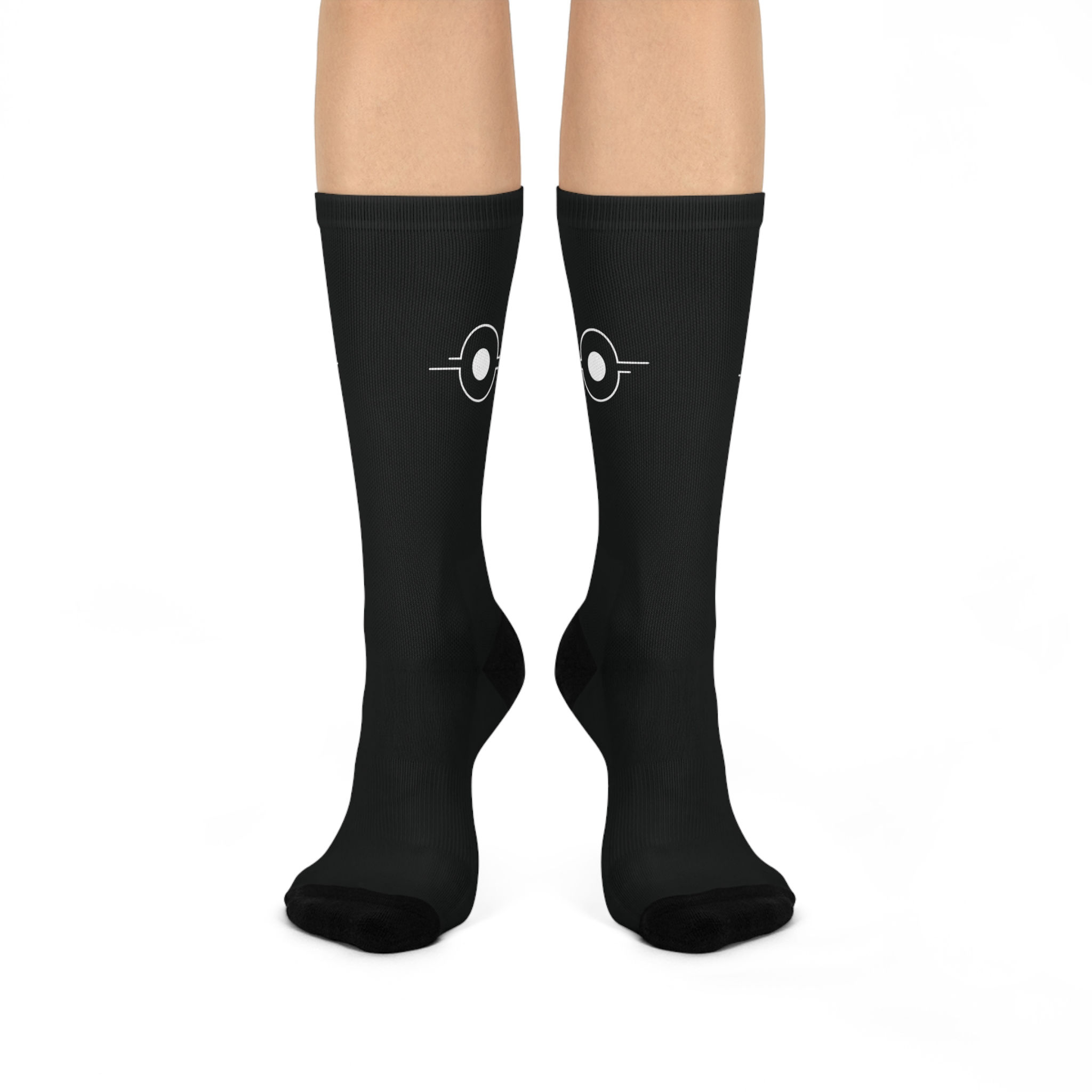 Black Eye-C Crew Socks