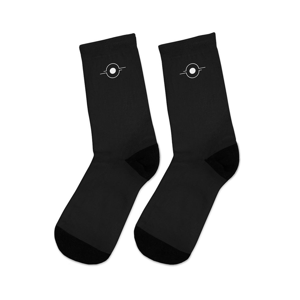 Miniature : Chaussettes noires en polyester recyclé