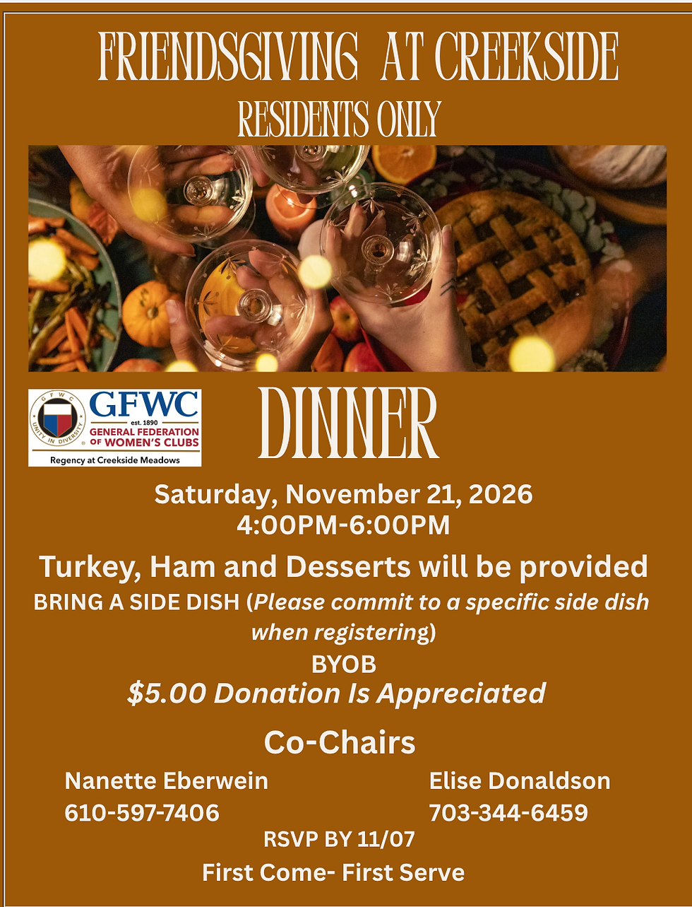 Friendsgiving at Creekside