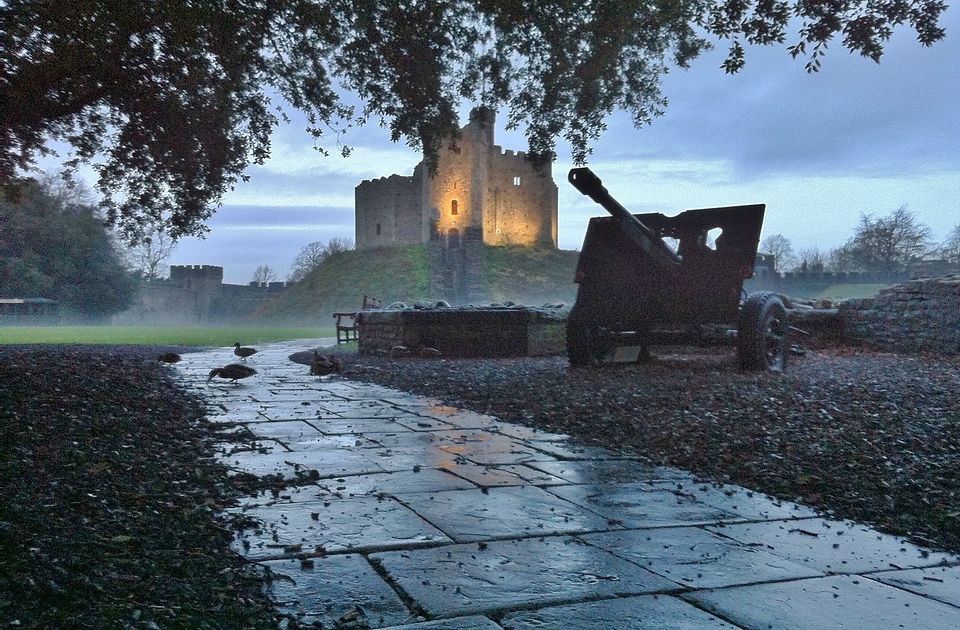 Castle in Wales, UK