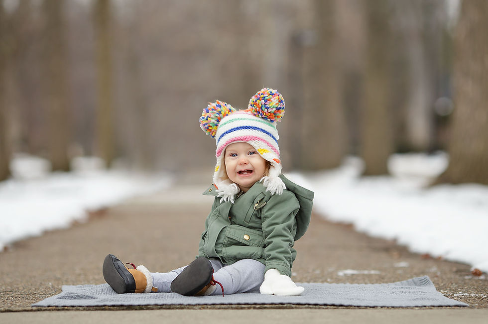 A Grosse Pointe Baby celebrating her February Birthday