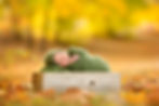 Fall Outdoor Newborn Photo Shoot