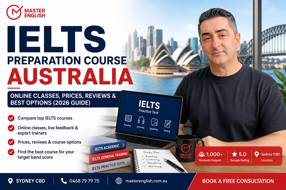 IELTS Preparation Course Australia: Online Classes, Prices, Reviews and Best Options (2026 Guide)