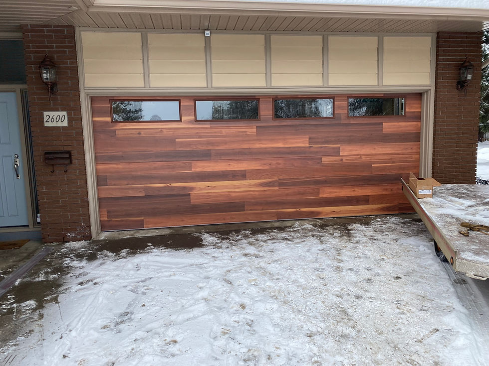 Honey Cedar Flush Panel