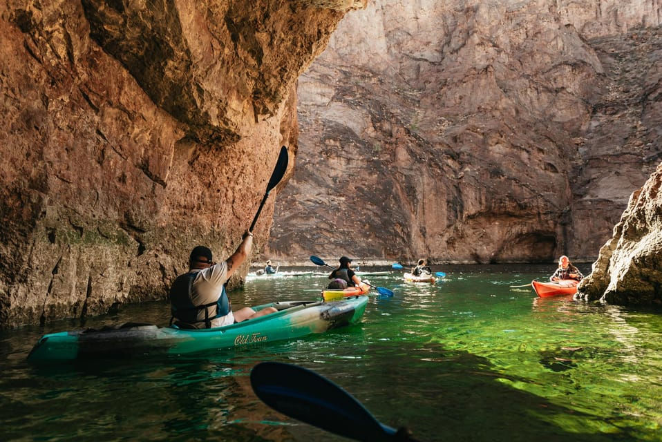 A scenic view of Willow Beach and the stunning cliffs surrounding Emerald Cave.