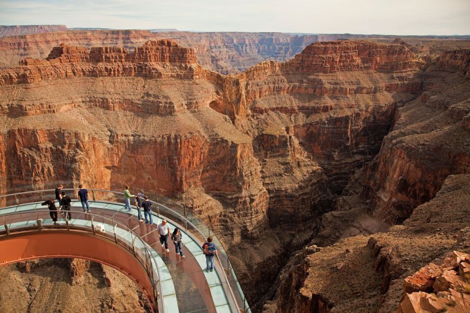 The stunning view of Grand Canyon West Rim, just 2.5 hours from Las Vegas.