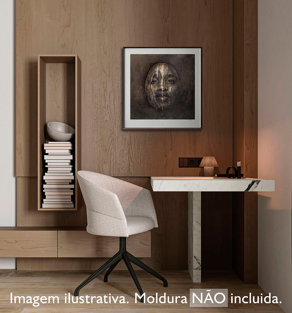 Miniatura: L’OR NOIR - Impressão Fine Art / 55X57cm