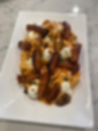 Chistorra con Papas Bravas