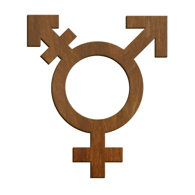 Pikkukuva: Puinen wc-kyltti