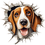 Thumbnail: Beagle painted Wall Breakout Cartoon style