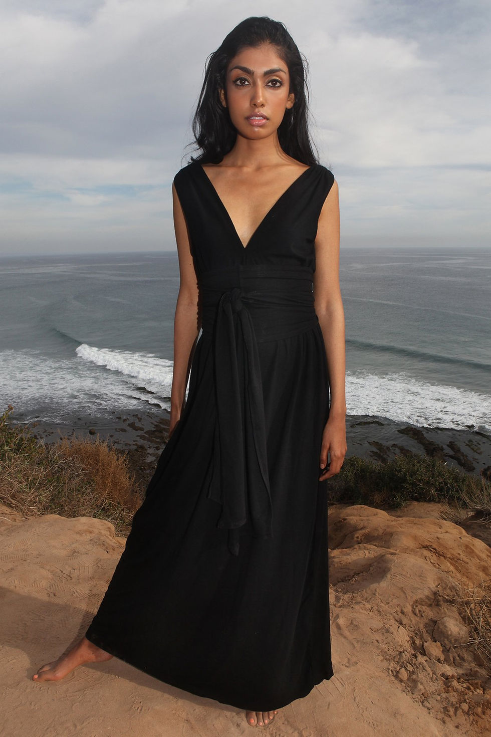 Thumbnail: Women's Empress Dress – Eco-Friendly Organic Cotton & Bamboo Maxi Dress
