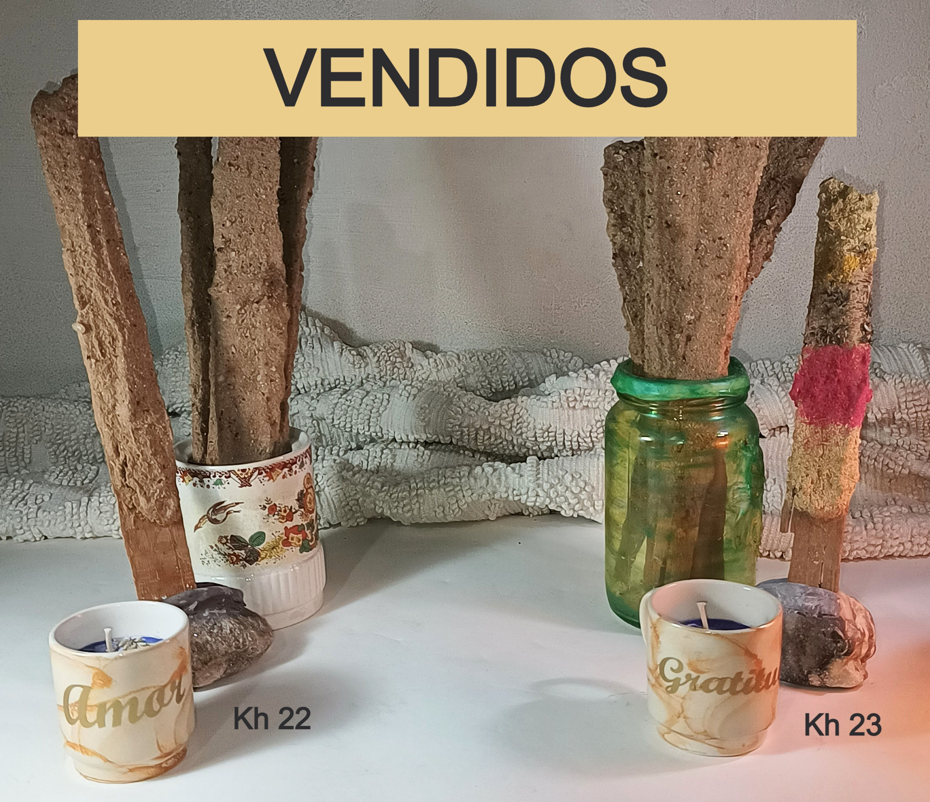 Set sahumerios mayas + vela + portasahumerio