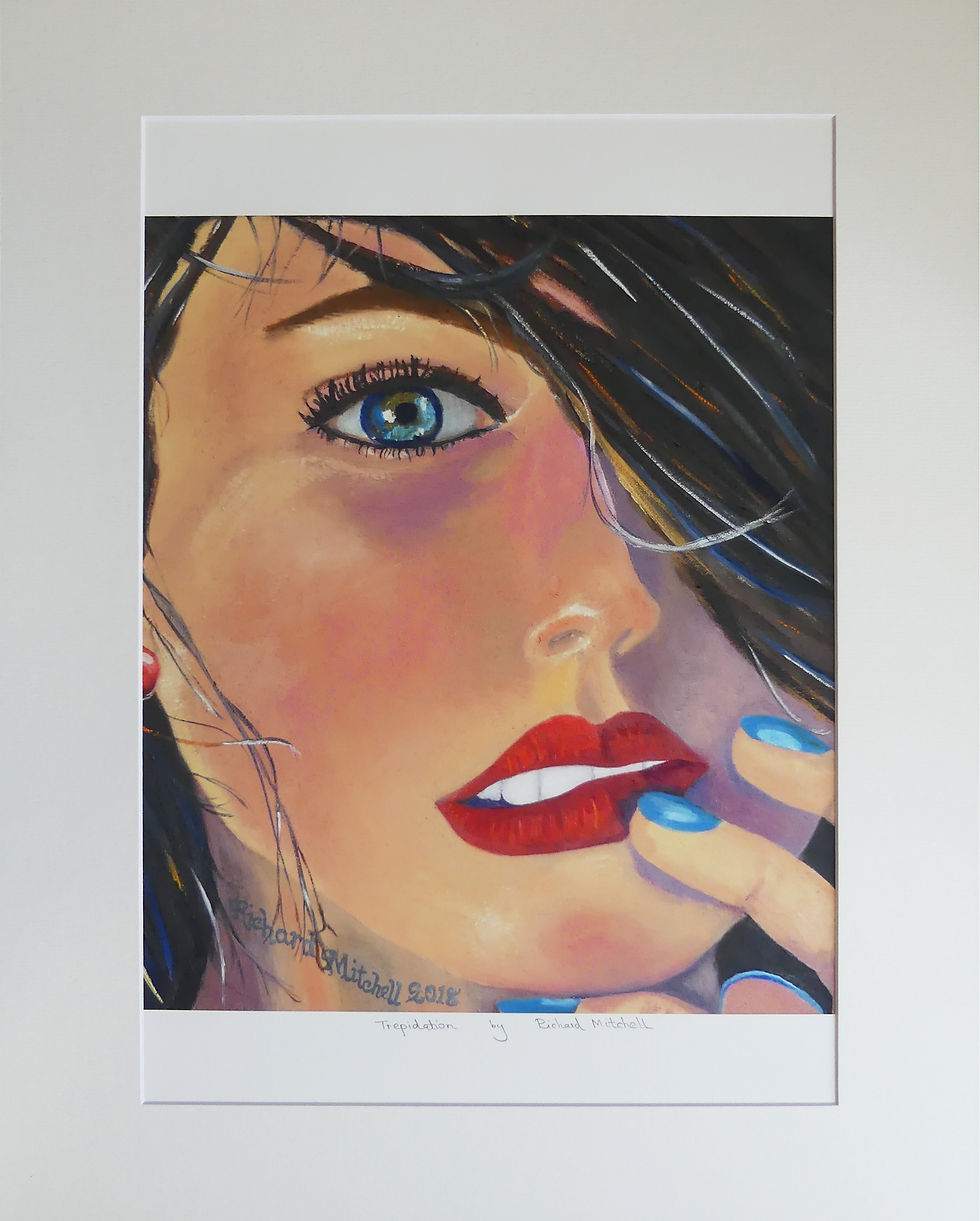 Thumbnail: Trepidation - Mounted Print