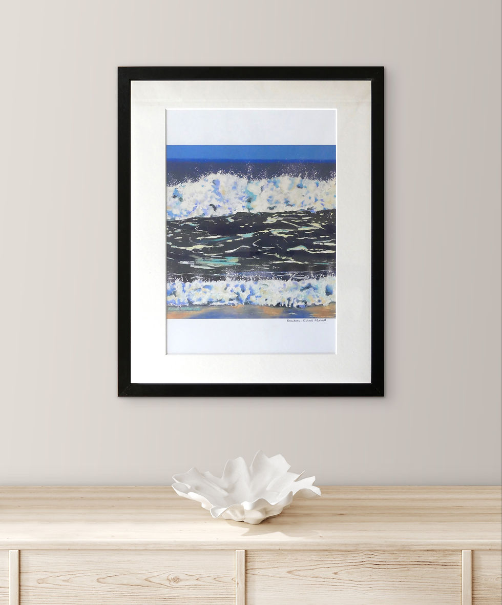 Thumbnail: Breakers - Mounted Print