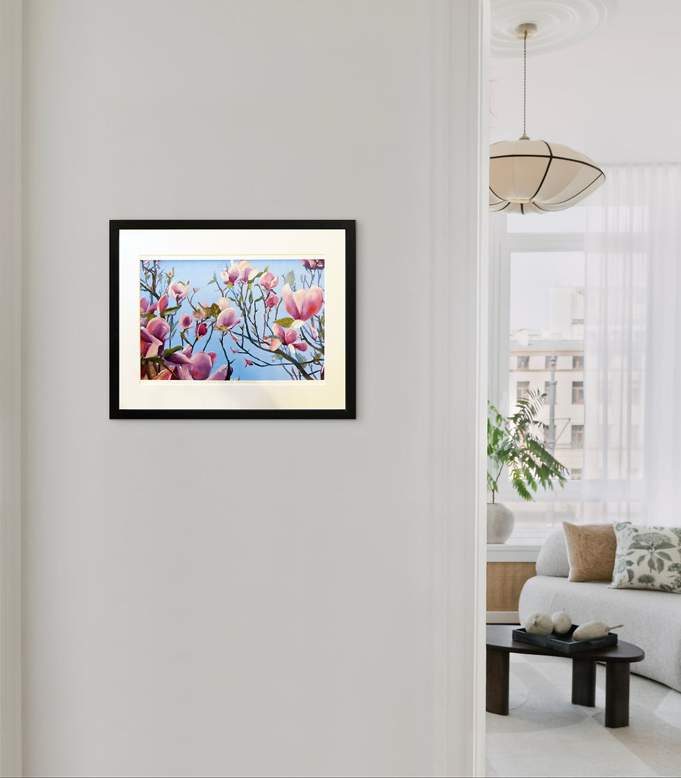 Thumbnail: Magnolia Blossom - Mounted Print
