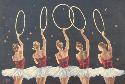 絵画 F5/5/5L1 goldis Five Gold Rings | Milky Way Gallery