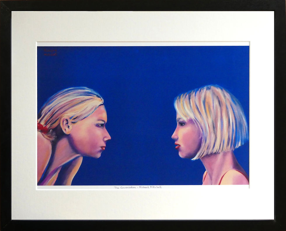 Thumbnail: The Conversation - Mounted Print