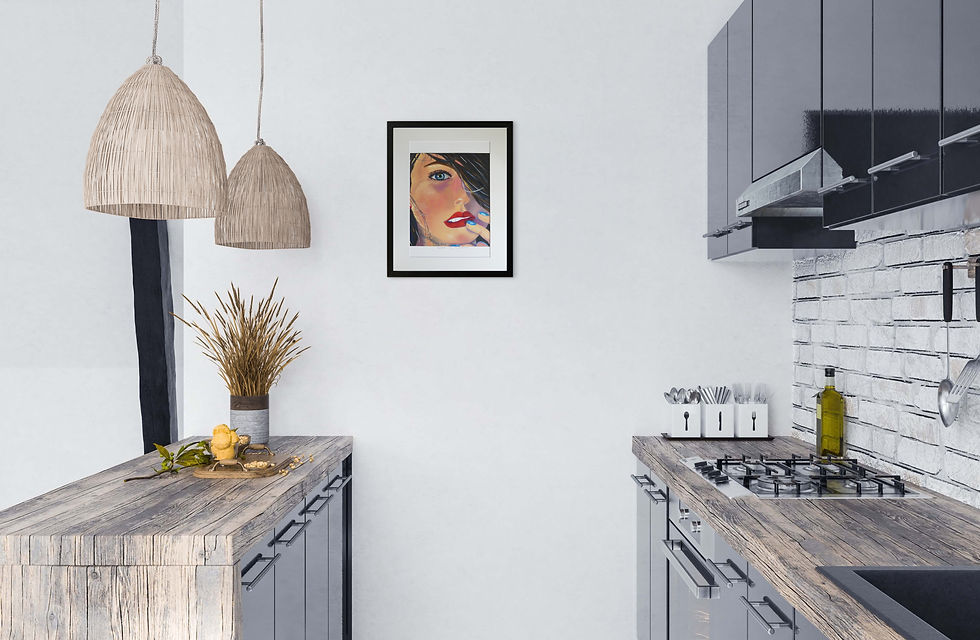 Thumbnail: Trepidation - Mounted Print