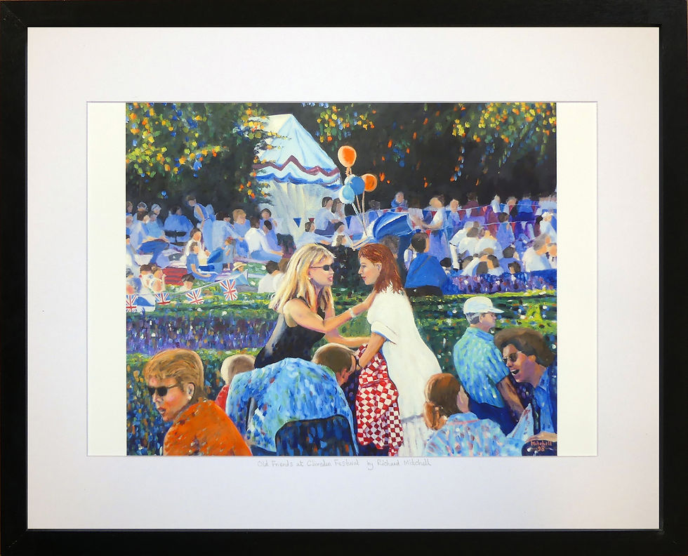Thumbnail: Old Friends at Cliveden Festival-Mounted Print