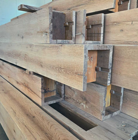 Antique Building Solutions Reclaimed Re-sawn Box or Faux Beam