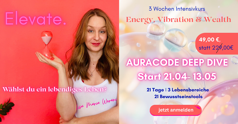 Elevate Wochen- Health, Vibration & Wealth