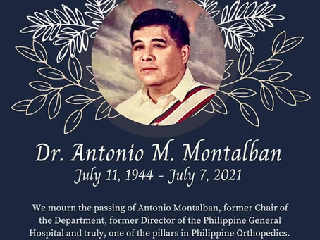 Dr. Antonio M. Montalban Memorial