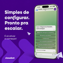Dá para vender no Close Fans usando apenas o Telegram?