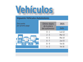 Se acerca la fecha de vencimiento para pagar su impuesto de vehículo.