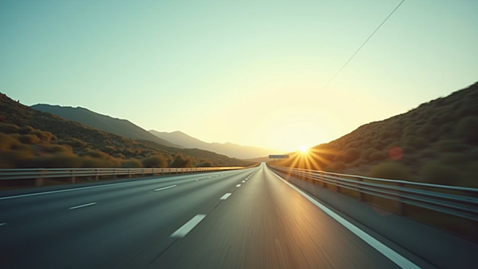 Vista aérea de la autopista norte con señalización hacia el REMEL CRC