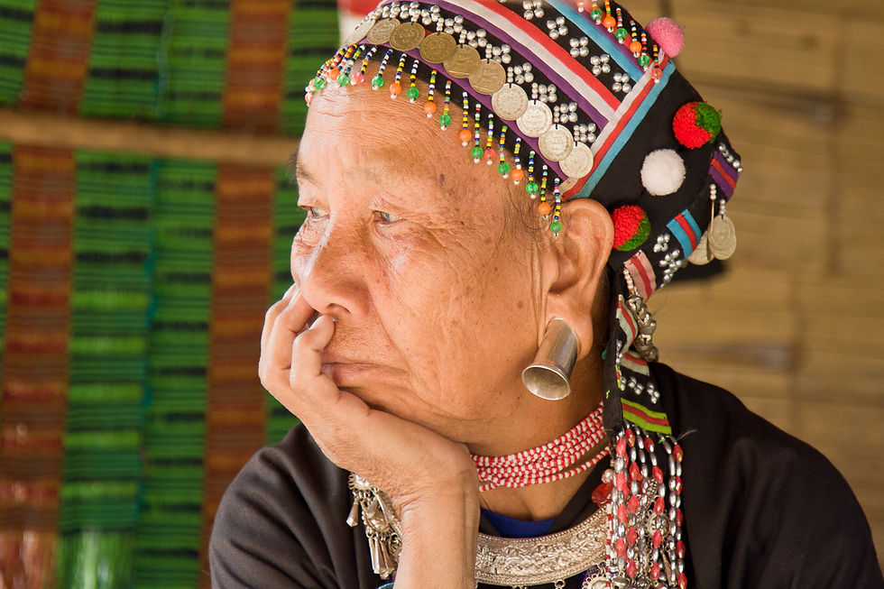 Thailand hill tribe woman.