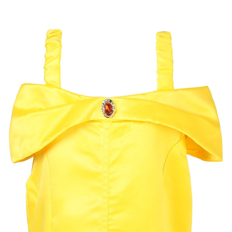 Miniatura: Belle Princess Dress for Girls Ages 3-12 Years Old