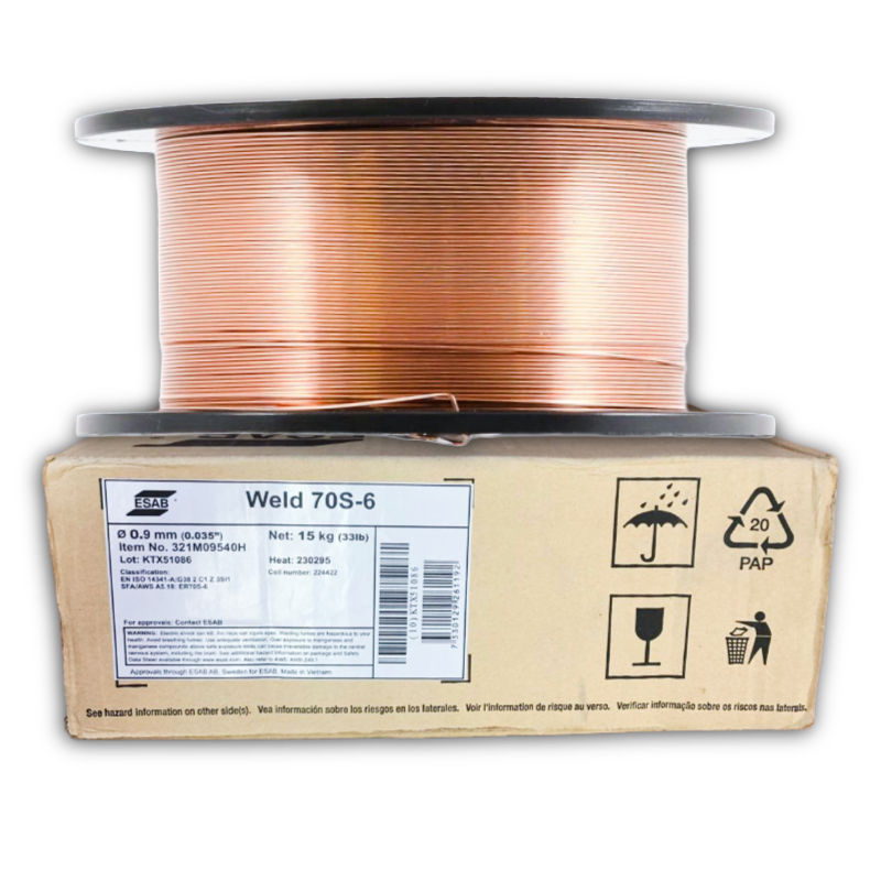 SOLDADURA DE MICROALAMBRE SOLIDA 035 MARCA ESAB 15K
