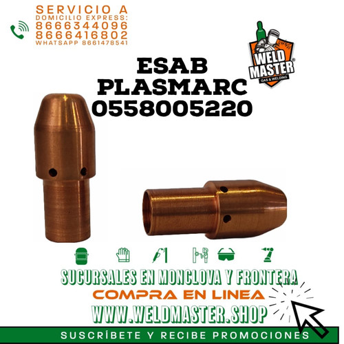 ESAB 70 Amp Plasma Nozzle For PT-37/PT-38 Torch - 5 Pack Replacement Consumables