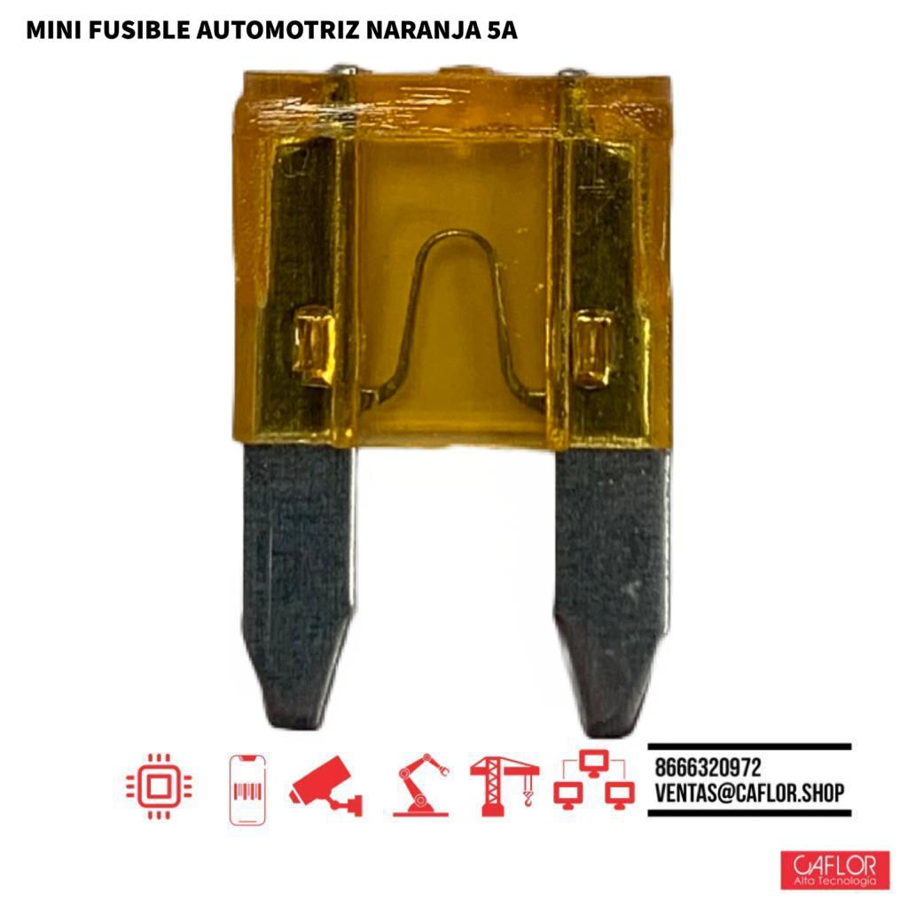 Fusible automotriz de clavija, de 32 Vcc y 5 Amperes MINI.