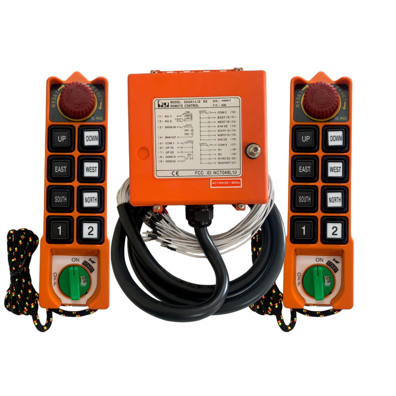 Kit de radio controles marca saga modelo saga1-l10 (2tx+1rx) xa-700dl10