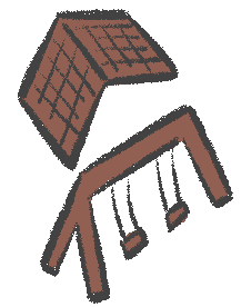 木製の遊具