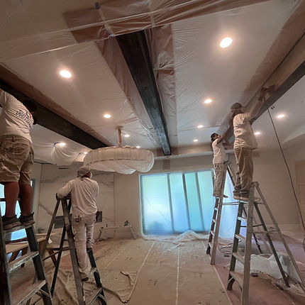 Residential Interior Stain & Paint Project