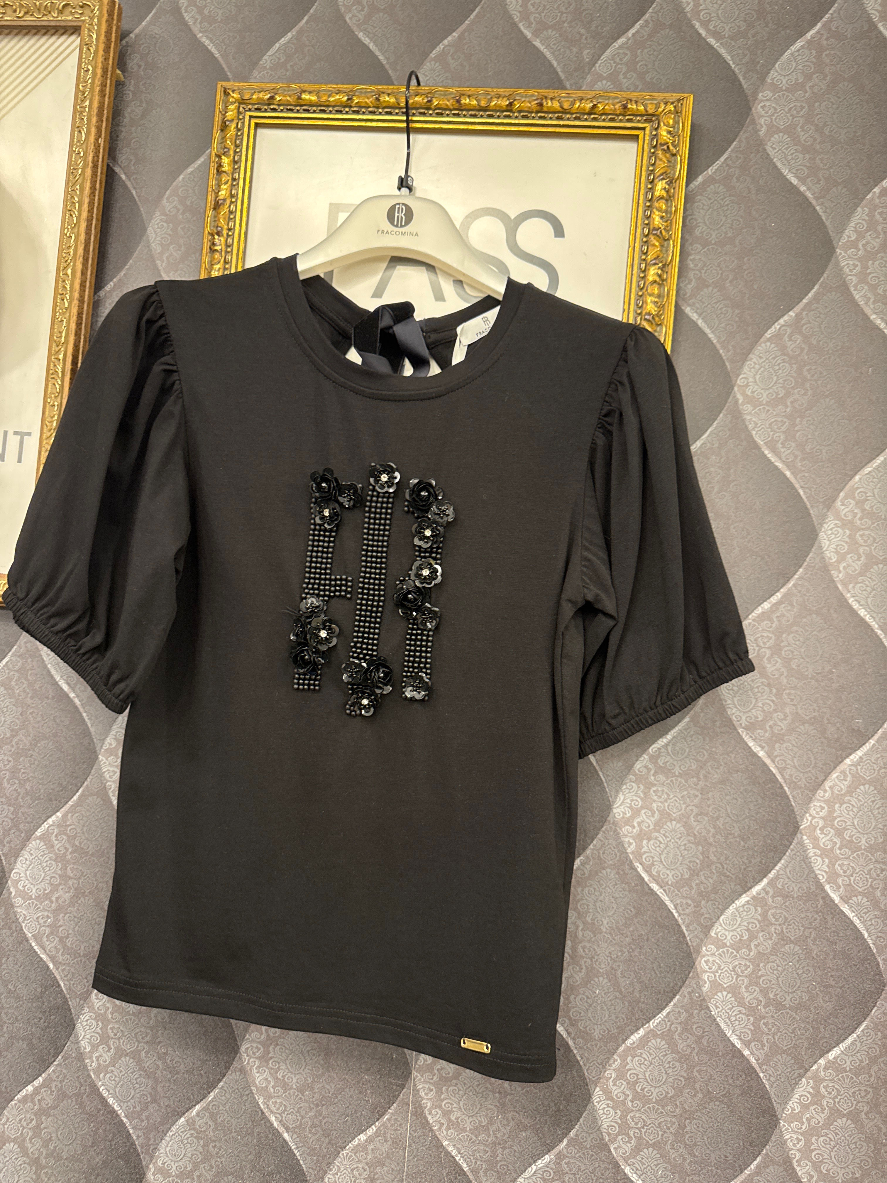 9- CAMISETA MANGAS ABULLONADAS FRACOMINA