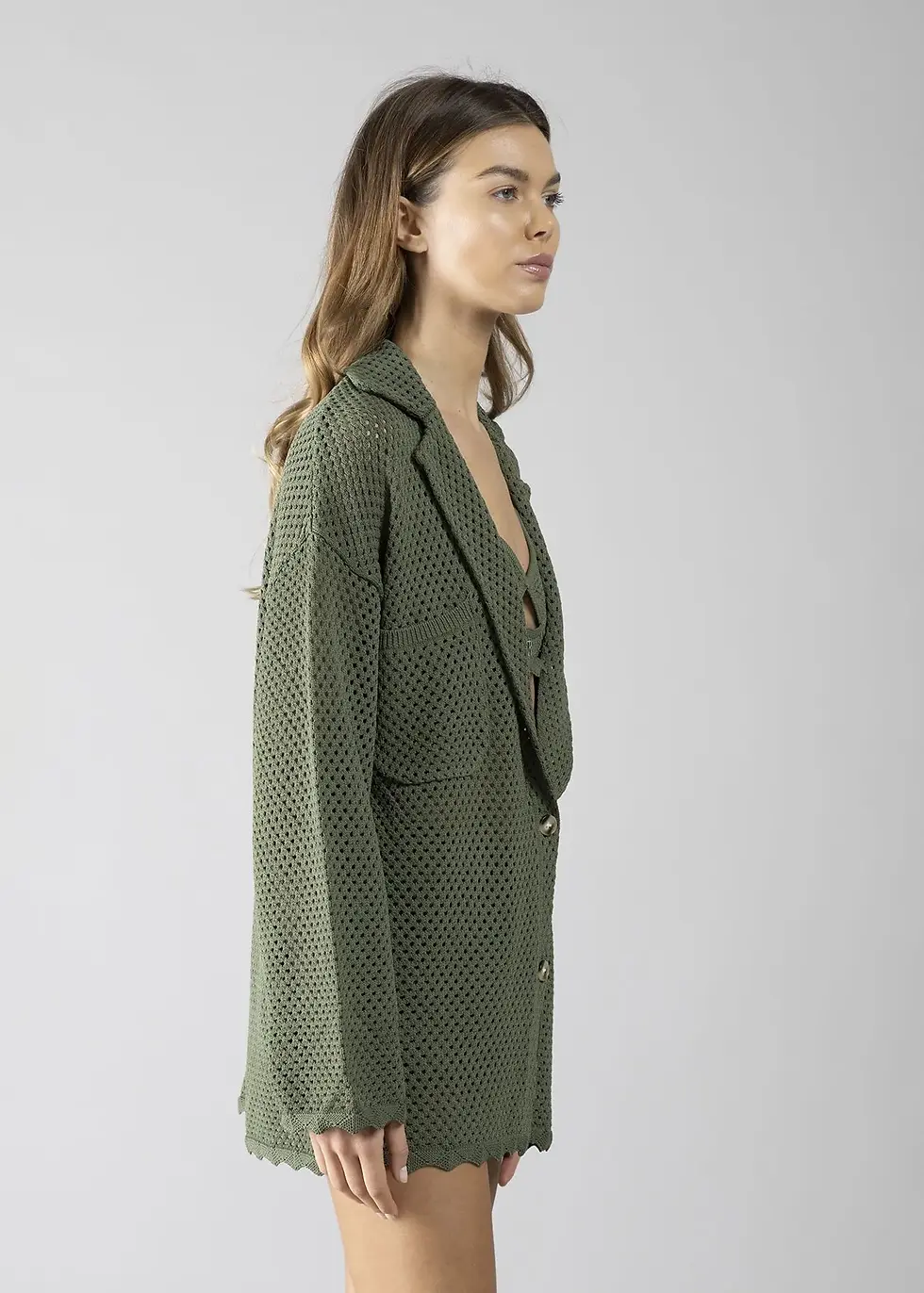 Miniatura: CÁRDIGAN CALDO VERDE  DENNY ROSE 611DD33002