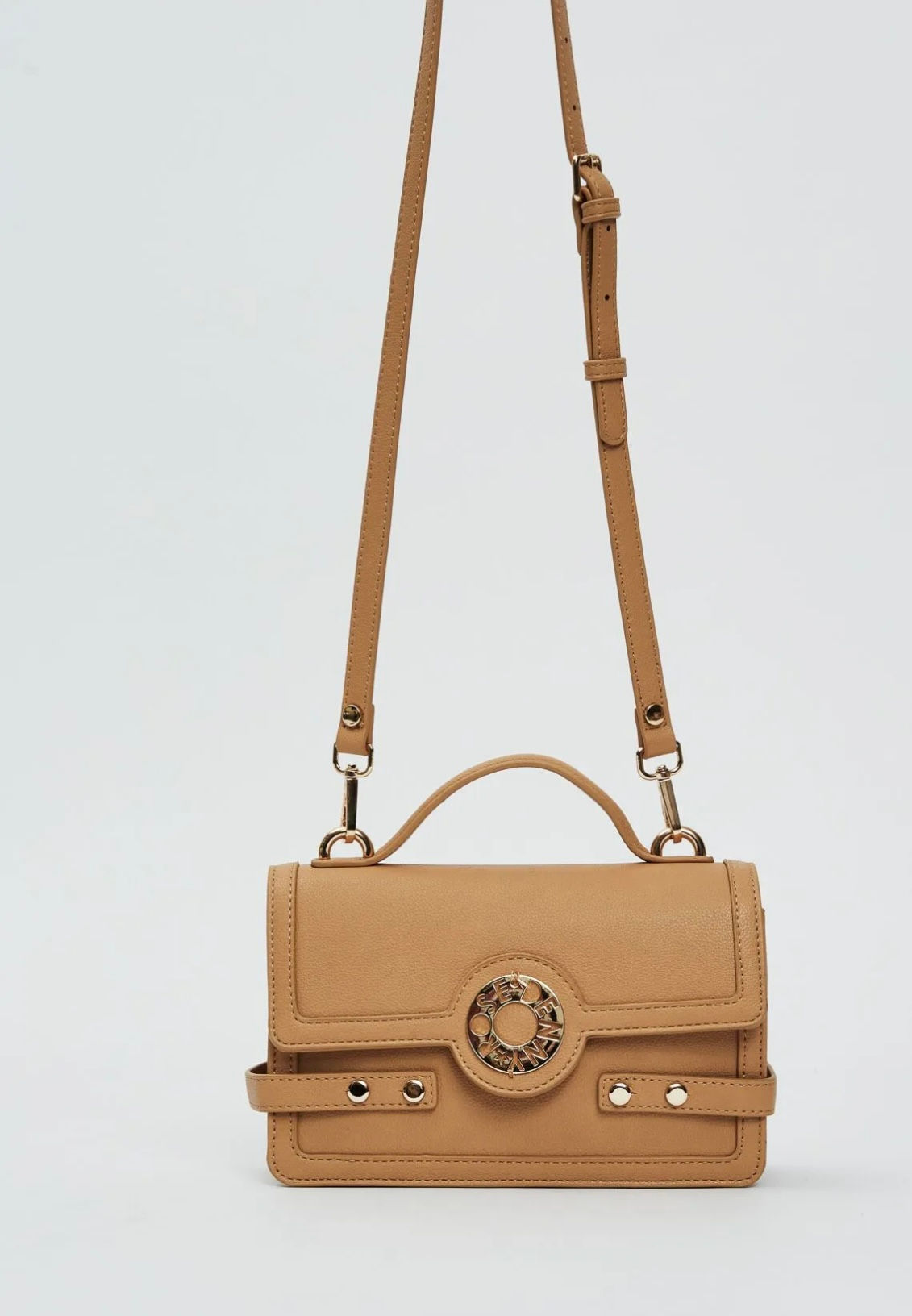 BOLSO BANDOLERA MARRÓN CON HEBILLA DENNY ROSE