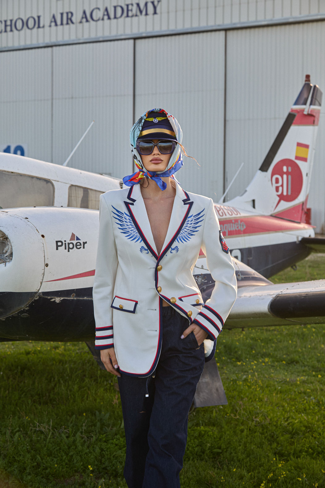 BLAZER BLANCA ALAS LECRUEL