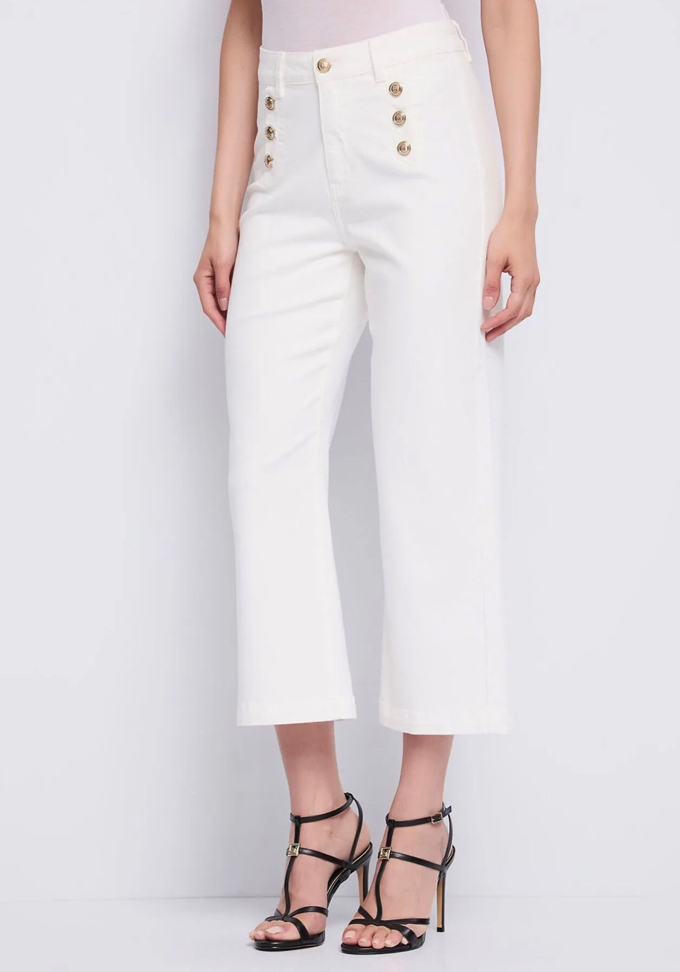 Miniatura: JEANS BLANCO CON BOTONES GAUDÌ 611BD25043